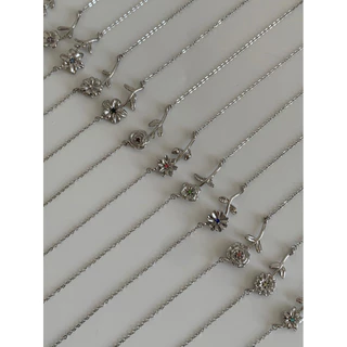 สร้อยสเตนเลสสตีล สร้อยประจำเดือนเกิด HER OBJECTIVE_HER BIRTH FLOWER NECKLACE