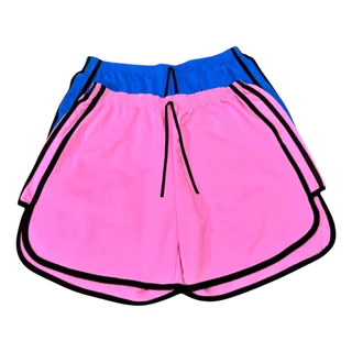 กางเกง3แถบขาสั้นขาเว้าบิ๊กไซส์XL-XXL (ผ้าคอตตอน) สาวอวบ บิ๊กไซส์ ทรงสปอร์ต ผ้าดี ใส่สบาย มีหลายสีให้เลือก