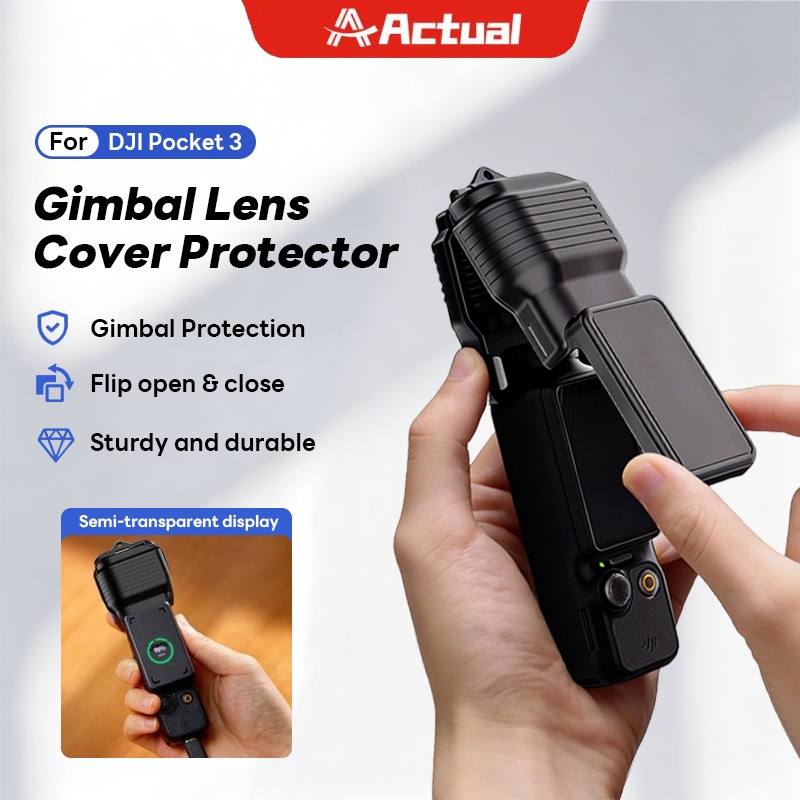 Actual เคสป้องกัน DJI Pocket 3 เคสกันกระแทก กันรอย สำหรับ Osmo Pocket 3 อุปกรณ์เสริมกล้อง