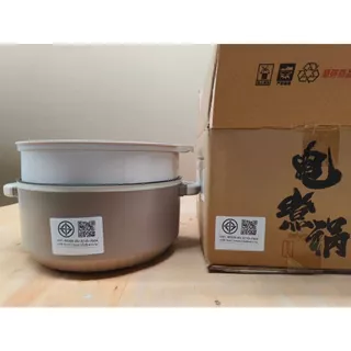 หม้อไฟฟ้า กระทะไฟฟ้า 3L/4L/5L 1000W หม้อนึ่งไฟฟ้า หม้อไฟฟ้าอเนกประสงค์ ทอด/ผัด/นึ่ง/ต้ม/หม้อไฟ ทำความร้อนสม่ำเสมอ 360°