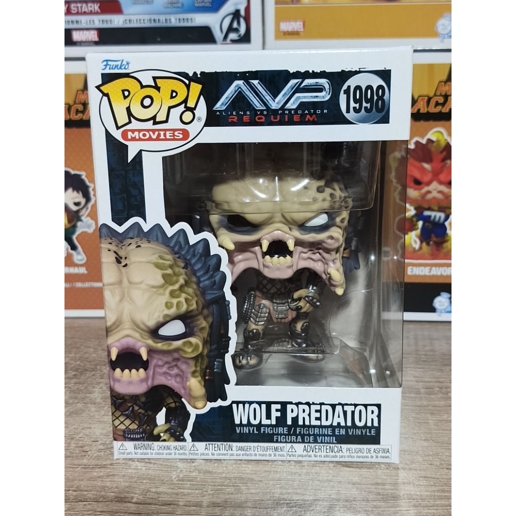 Funko Pop! : Aliens VS Predator Requiem - Wolf Predator [ กล่องสินค้า - 9/10 ]