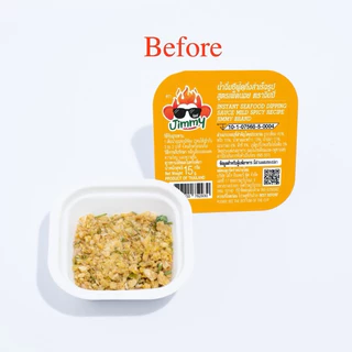 น้ำจิ้มซีฟู้ดแบบเติมน้ำ ครบ 4 รส (15 กรัม x 4 ถ้วย) ตราจิมมี่ – Jimmy Seafood Sauce: All Flavors (4 Cups)