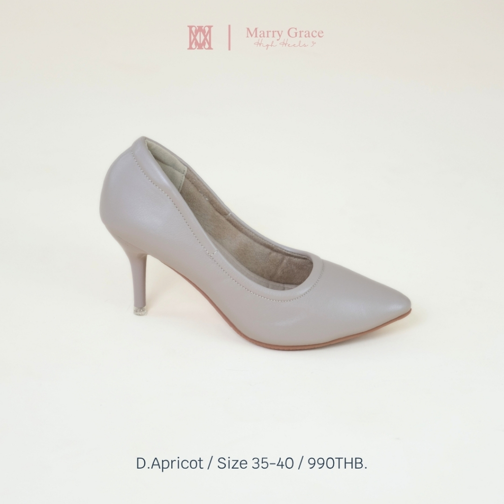 iamJinny JN065 รุ่น Marry Grace 3" สีครีมเข้ม