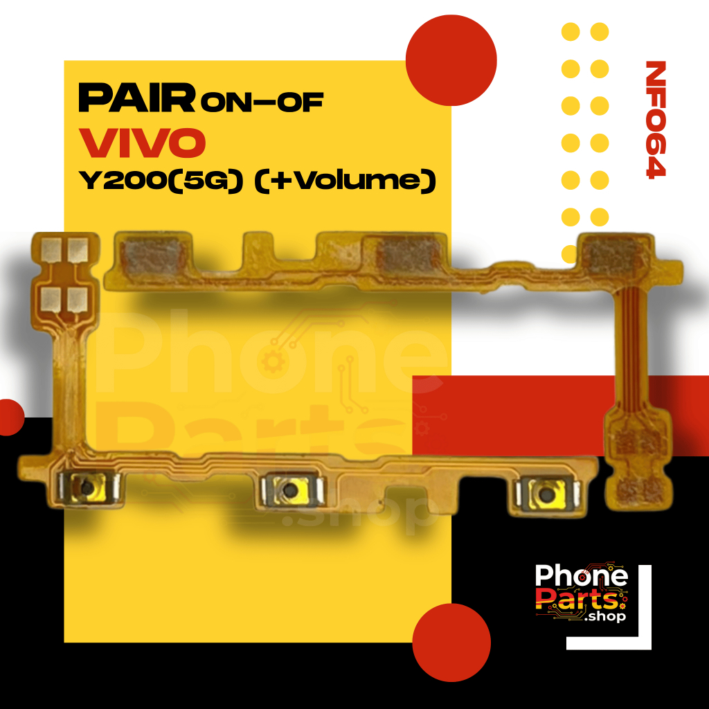 แพรสวิตช์เปิดปิด on–off VIVO Y200(5G) (+Volume)