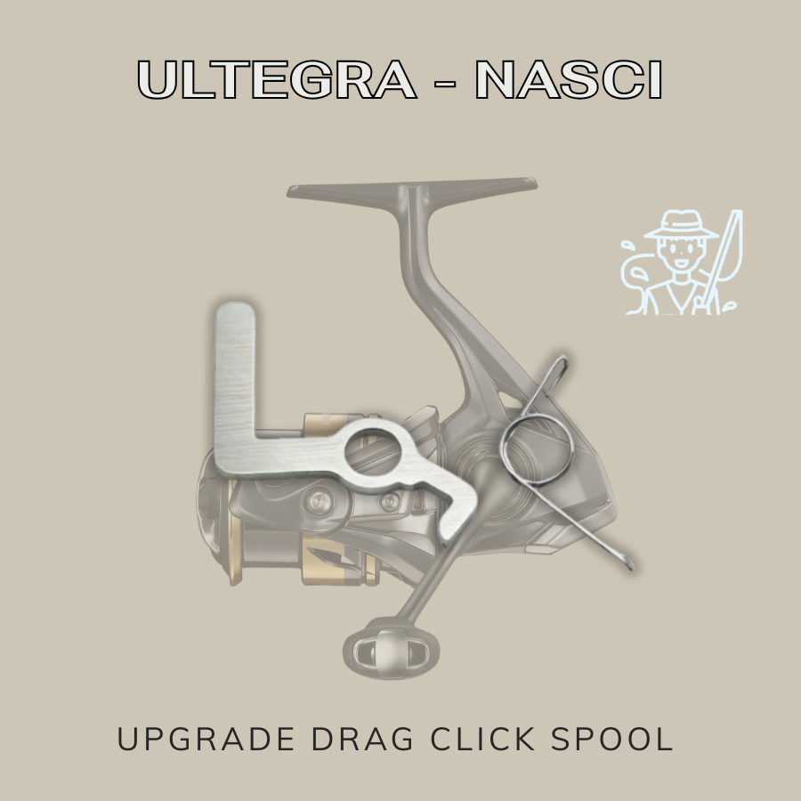 อัพเกรดเสียง Click Spool สําหรับรอกตกปลา SHIMANO ULTEGRA NASCI - Upgrade Click Drag