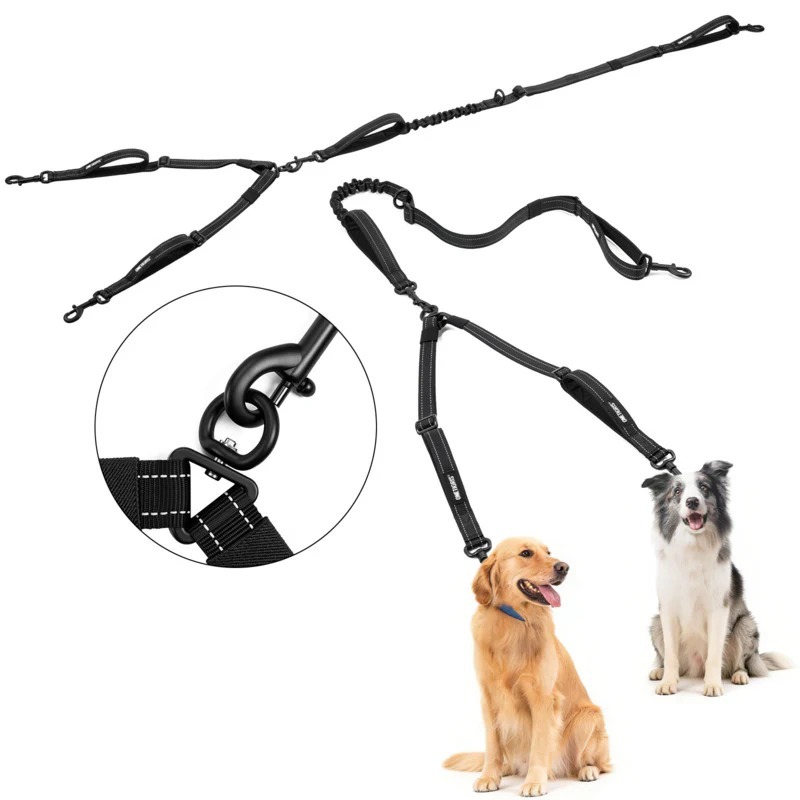 Onetigris สายจูงสุนัขแบบคู่ รุ่น Onetigris Dog Leash 30 (DG-GSD30)