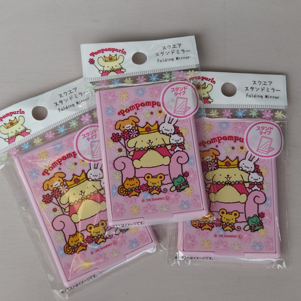 A03 (มีหลายแบบ!) กระจกส่องหน้า พกพา กระจกswimmer mini mirror, Can Mirror มายเม กระจกเล็กพก แต่งหน้า กระจกซานริโอ้