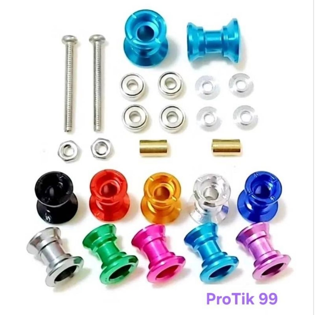 ถ้วย โรลเลอร์ 8-9 mm. อลูมิเนียม สำหรับ รถ Mini 4wd 1:32