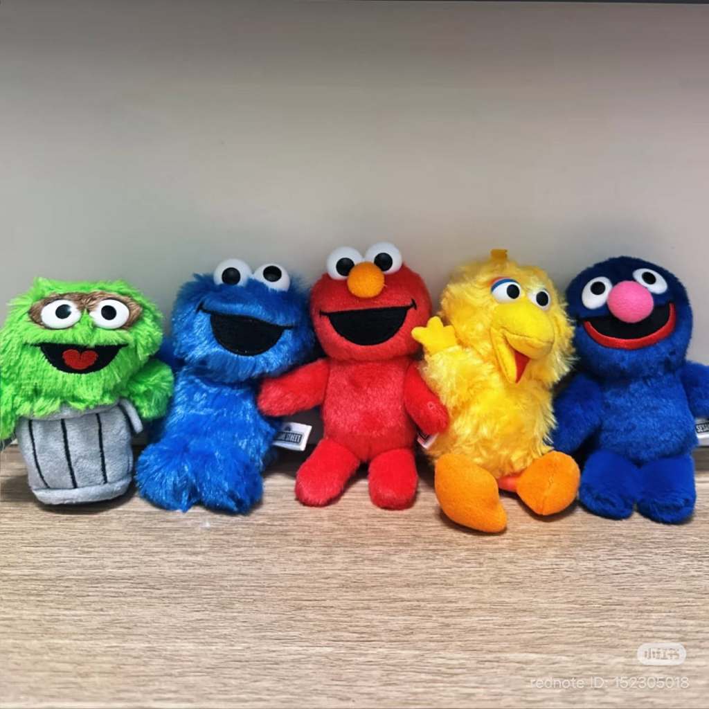 พวงกุญแจตุ๊กตา Sesame Street รุ่น Mascot Gachapon