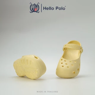 Hello Polo รุ่น HP8075 รองเท้าผู้หญิง ทรงหัวโตสไตล์แมรี่เจน พื้นนุ่ม ดีไซน์สวยเก็บทรงเท้าให้ดูเรียว