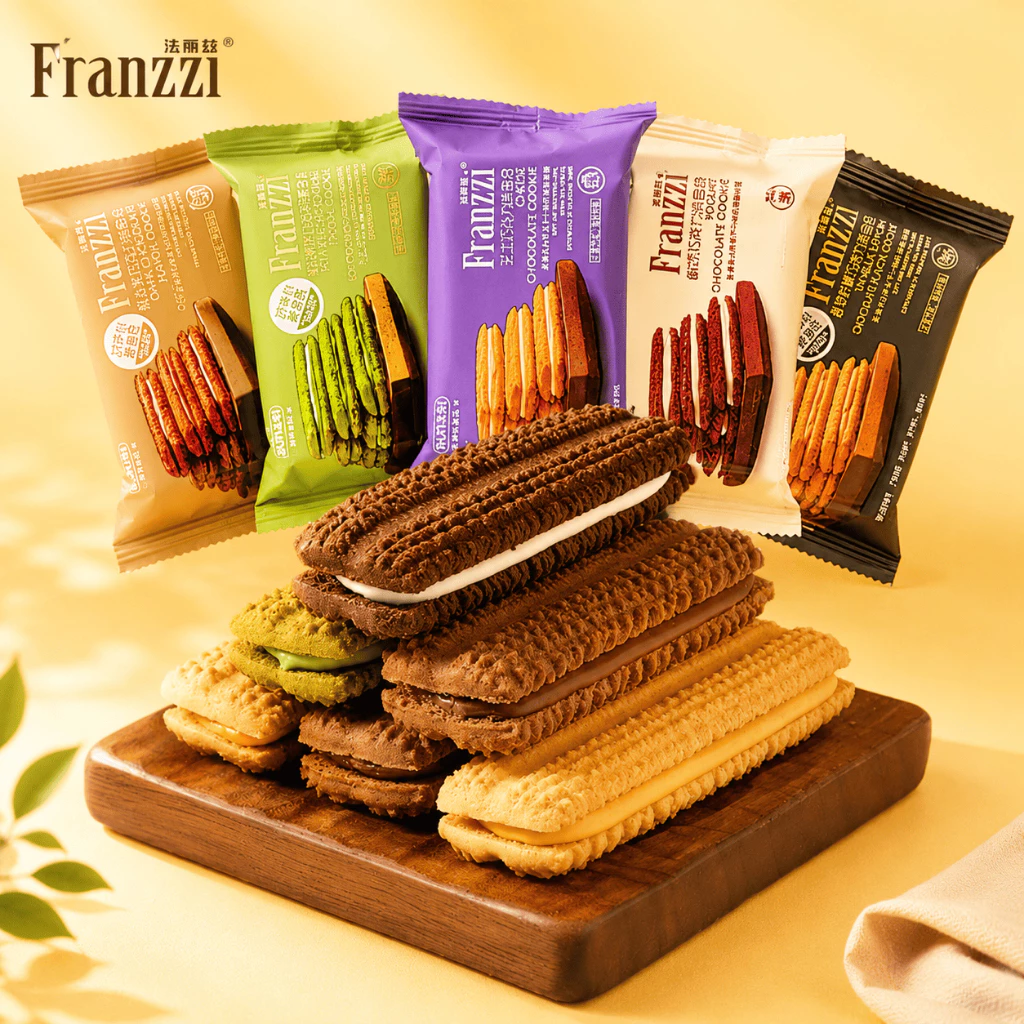 ฟรานซี่ ริช ช็อกโกแลต คุกกี้ 40กรัม/Franzzi Rich Chocolate Cookie 40g