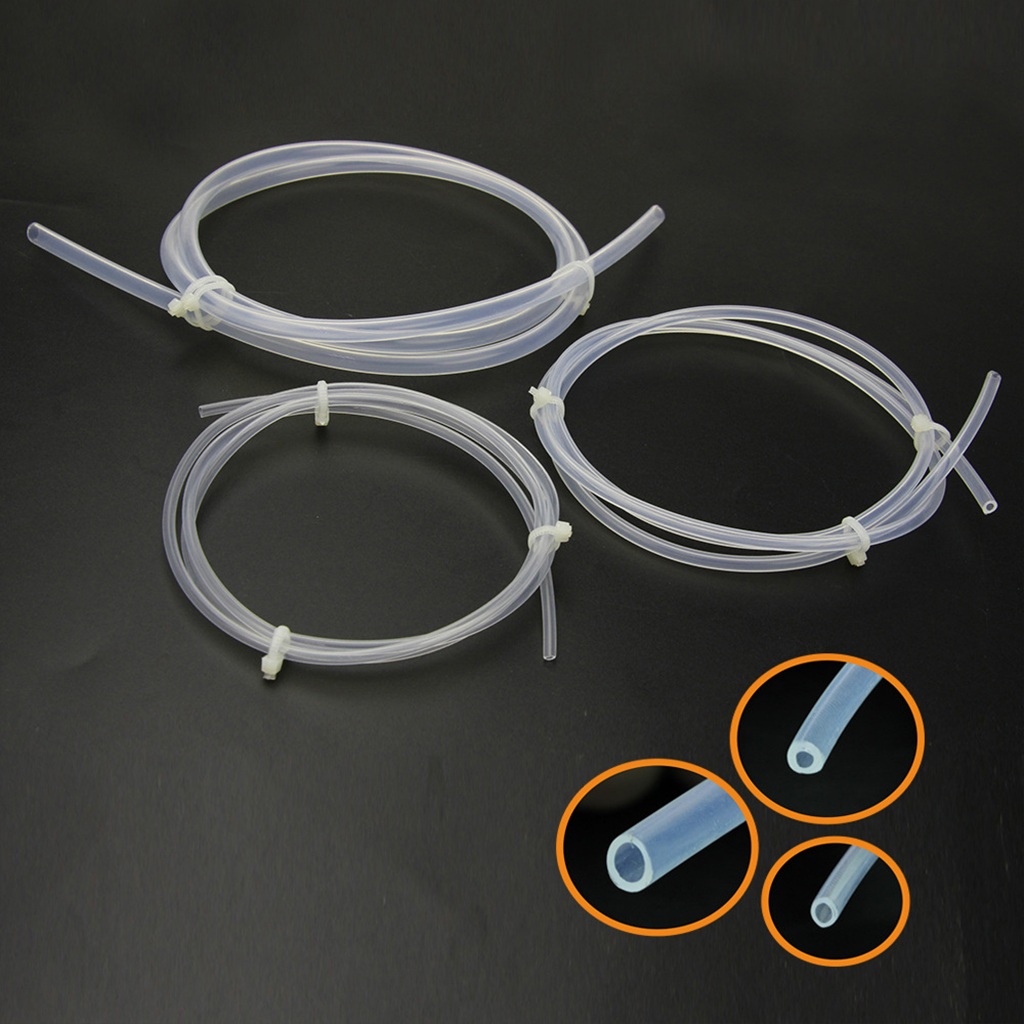 ท่อป้อนวัสดุ PTFE อุปกรณ์เสริม เครื่องพิมพ์ 3D หลอดป้อนวัสดุ หลอดเทฟลอน