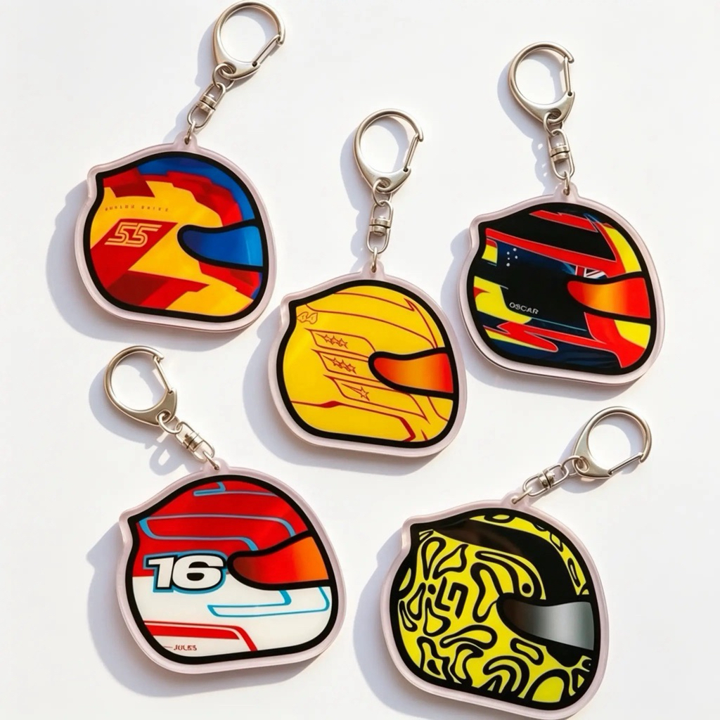 F1 พวงกุญแจ : Helmet (Acrylic Keyring)
