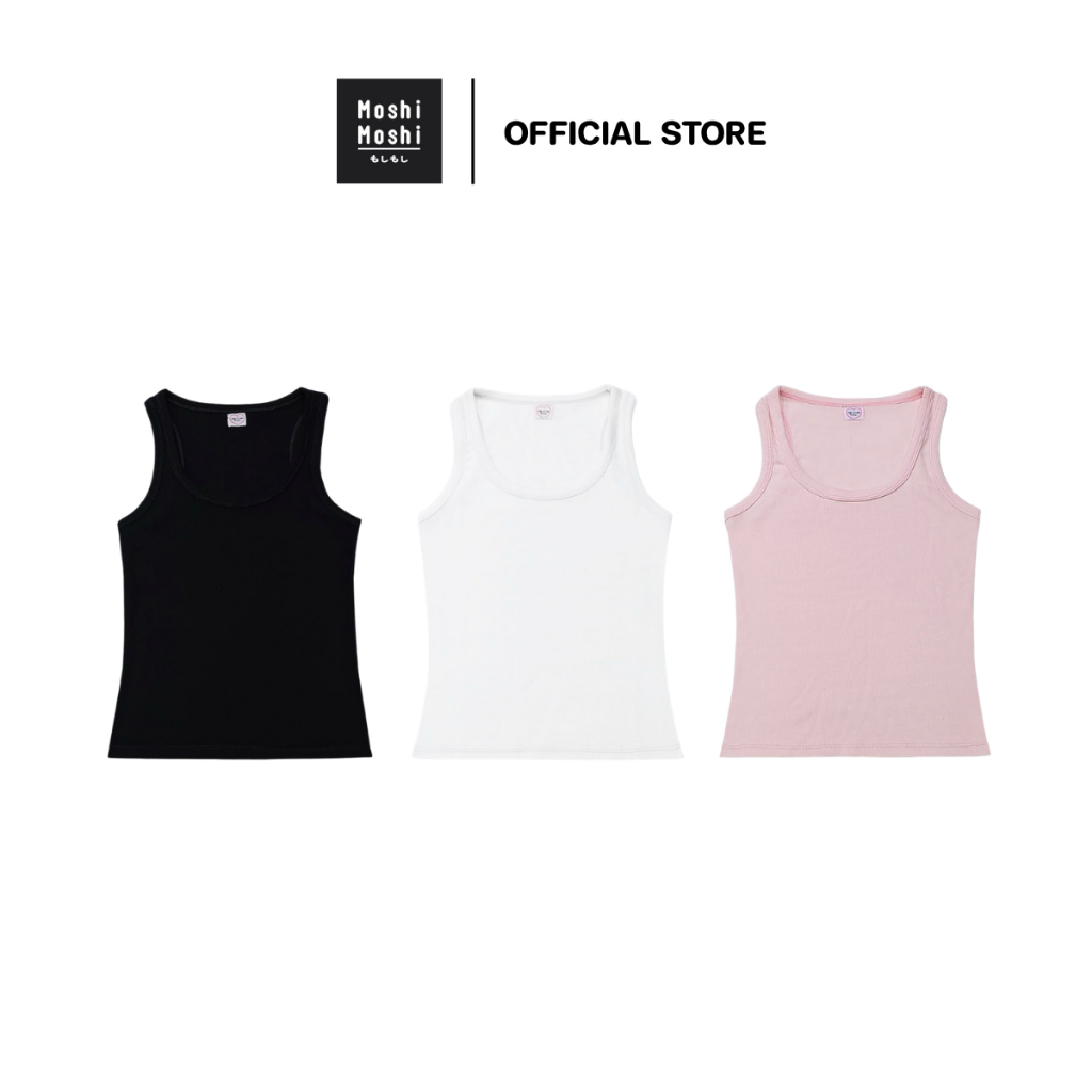 Moshi Moshi เสื้อกล้ามคอกลม เสื้อกล้ามผู้หญิง รุ่น 7100081944-81948