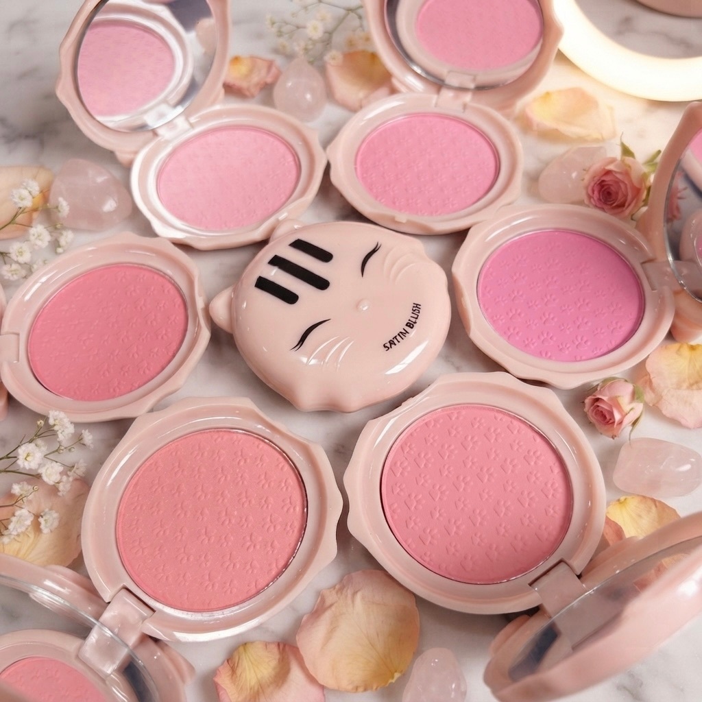 บลัชออน ปัดแก้มน้องเหมียว Clever Cat Satin Blush No.8451