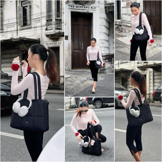 [RATTIYA BANGKOK] The Padded Minimal Crinkle Nylon / 4 colors กระเป๋านุ่มนิ่ม น้ำหนักเบา ผ้ากันน้ำ ทรงสวย สะพายไหล่