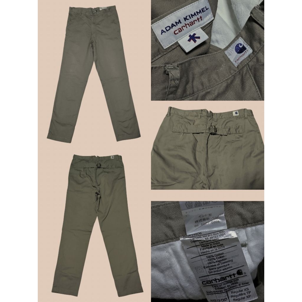 กางเกง Carhartt    X    Adam Kimmel ไซส์ xs  Made in India
