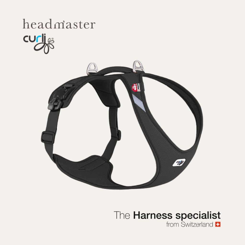 curli Belka Air Magnetic Vest Harness สายรัดอกแบบเสื้อรุ่นแม่เหล็ก สำหรับสุนัขพันธุ์ใหญ่