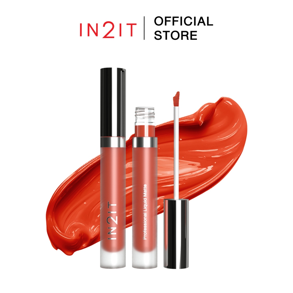 IN2IT Professional Liquid Matte - ลิปแมตต์ปากเด่นไม่ดรอป [PVM]