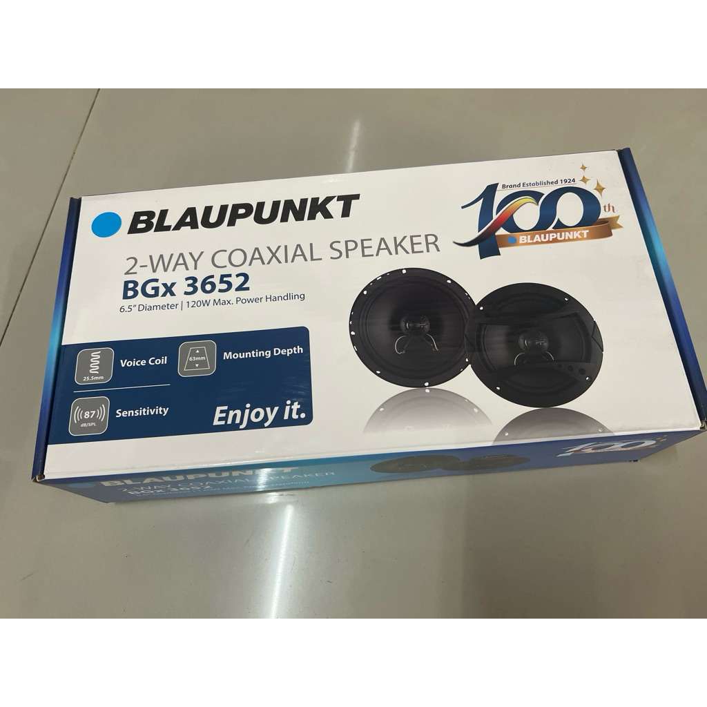 ราคาคู่ละ 1295บาท ลำโพง 6.5“ แกนร่วม 2ทาง BGX3652 ยี่ห้อ Blaupunkt ค่ายเยอรมัน ลำโพงติดรถยนต์ แทนตำแ