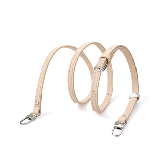 สายสะพายหนังแท้มินิ 0.9 cm ไม่ต้องเจาะรู Longchamp สายกระเป๋าเล็ก Punch-free สายคล้องไหล่ Conversion Hang Buckle