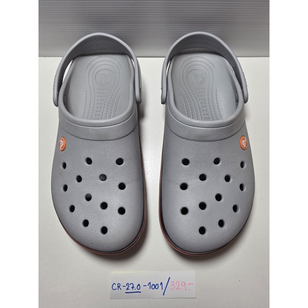 😍CR-27.0-1001/329😍Crocs มือสอง ✅️✅️ ยาว 27.0 cm. สภาพดี ตำหนิการใช้งานตามภาพ