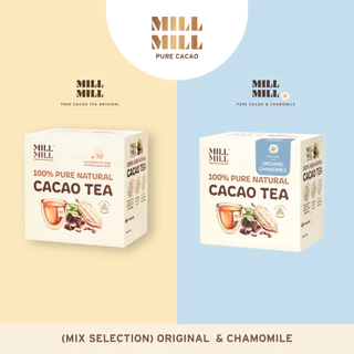 คละ Original & Chamomile Cacao Tea นอนหลับสบาย ลดการปวดหัวระหว่างวัน ชาคาเคาบริสุทธิ์ 100% MILL MILL