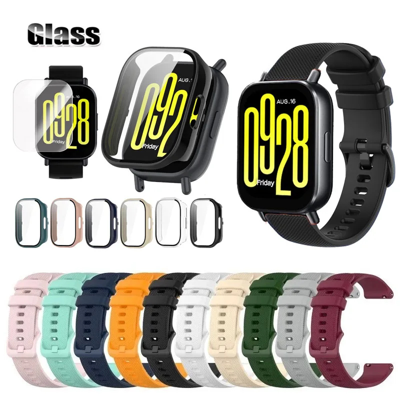 【เคส+สาย】 สําหรับ Xiaomi Redmi Watch 5active นาฬิกา สาย สำรอง สายซิลิโคน mi watch 5 lite เคส Redmi watch 5 active