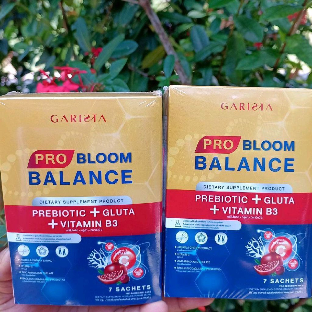 [1แถม1]การิสต้าโปร บลูม บาลานซ์ GARISTA PRO BLOOM BALANCE   ผลิตภัณฑ์เสริมอาหาร  (1กล่อง 15 กรัม x7 