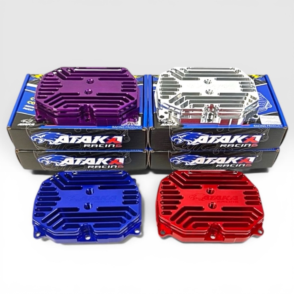 ฝาครอบฝาสูบATAKA CNC  ใช้ได้กับฝาสูบ PCX160 CLICK160 LEAD GIORNO 4V