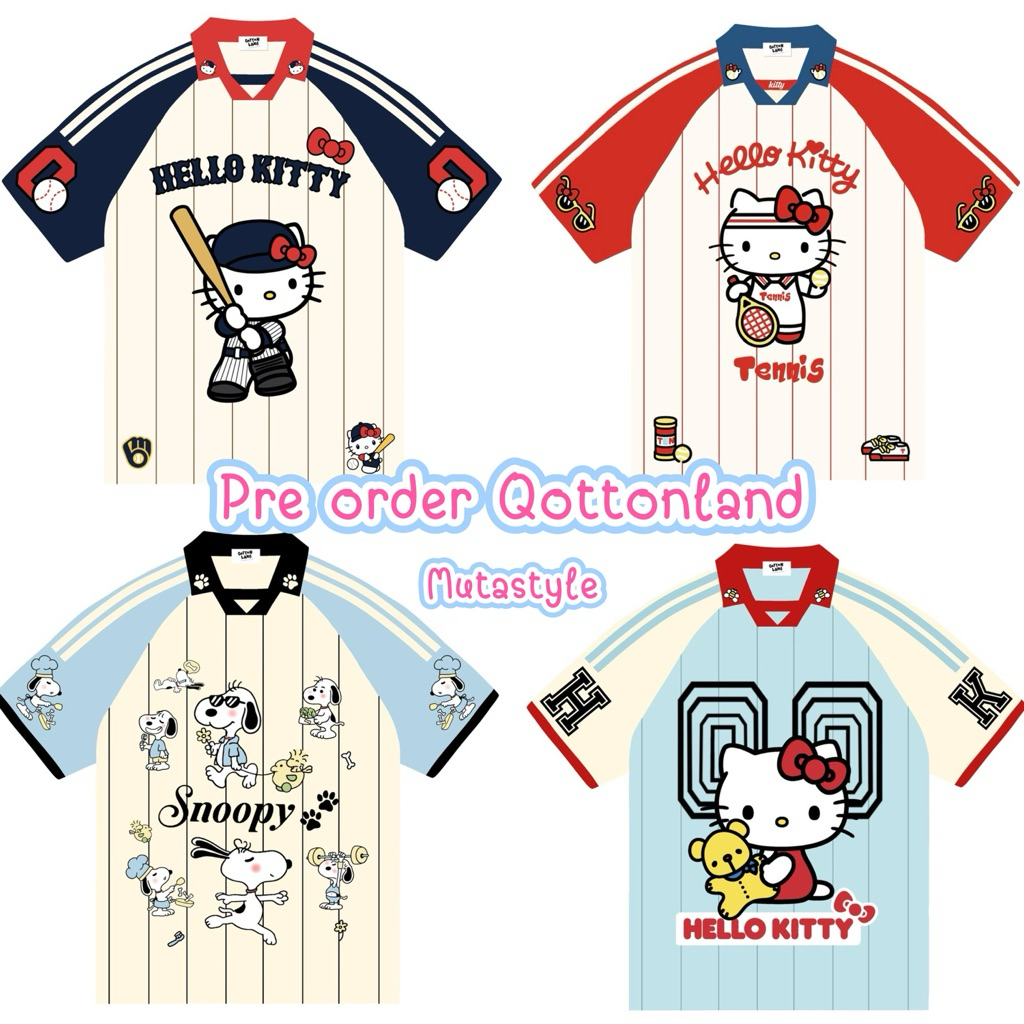 ◡̈ เสื้อQottonland(Preorder รอ7วันค่ะ) ผ้ากีฬา /อก44นิ้ว