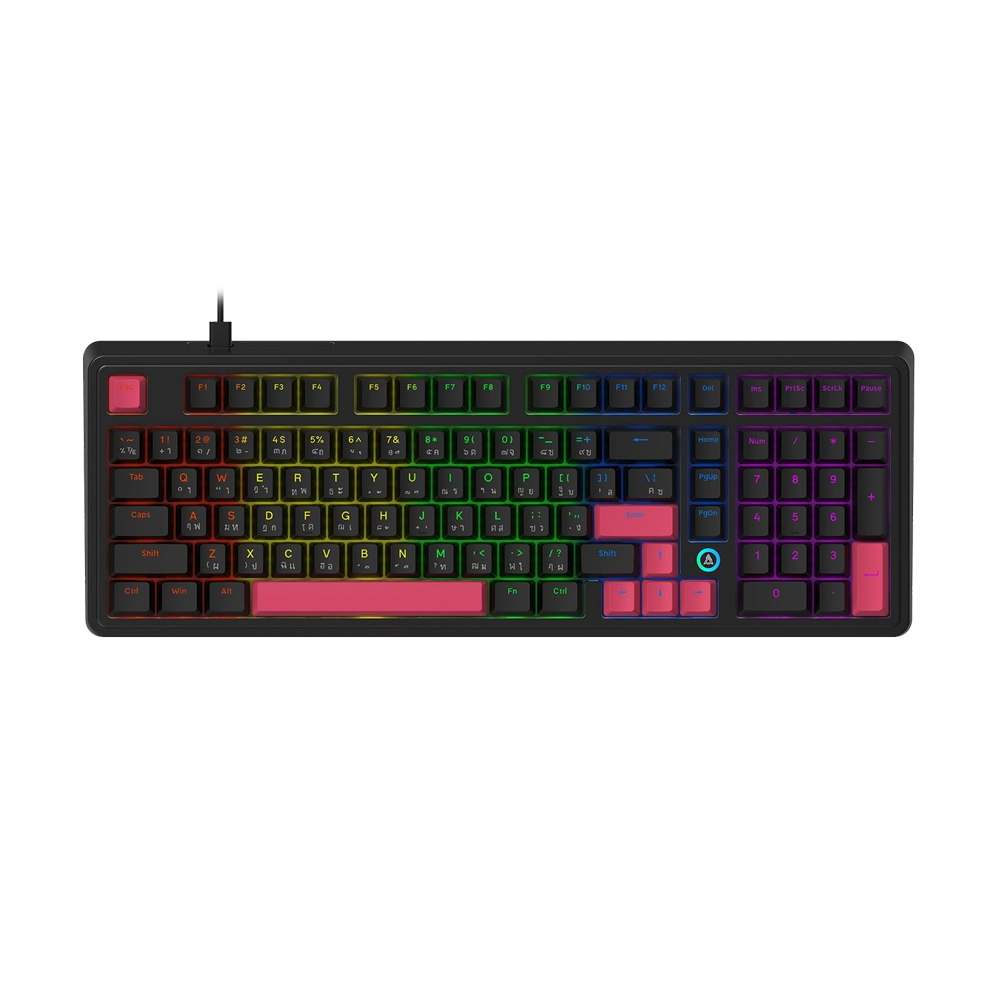 KEYBOARD AJAZZ AK980 BLACK (RED SWITCH คีย์บอร์ด)