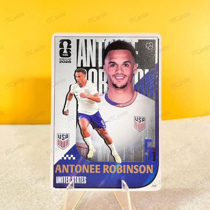 Antonee Robinson ทีมชาติ: สหรัฐอเมริกา Card  FIFA WORLD CUP 2O26  ลิขสิทธิ์จาก !! KAYOU PANINI