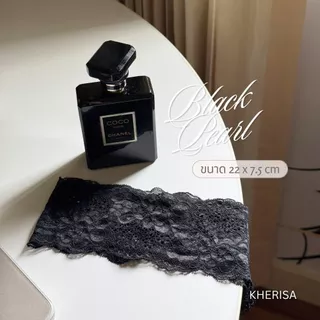 ผ้าคาดผม ลายลูกไม้ ที่คาดผมแบบผ้าลายดอก ขนาด 22 x 7.5 ซ.ม. KHERISA