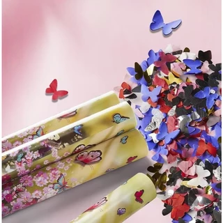 เปเปอร์ชู๊ต พลุกระดาษผีเสื้อ พลุสำหรับงานแต่ง Paper Shoot ขนาด60cm แบบบิดมือ พร้อมส่งจากไทย