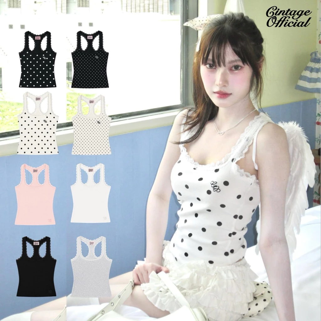 Cintage♡ CT2070 แขนกุดemmie3010 🎀