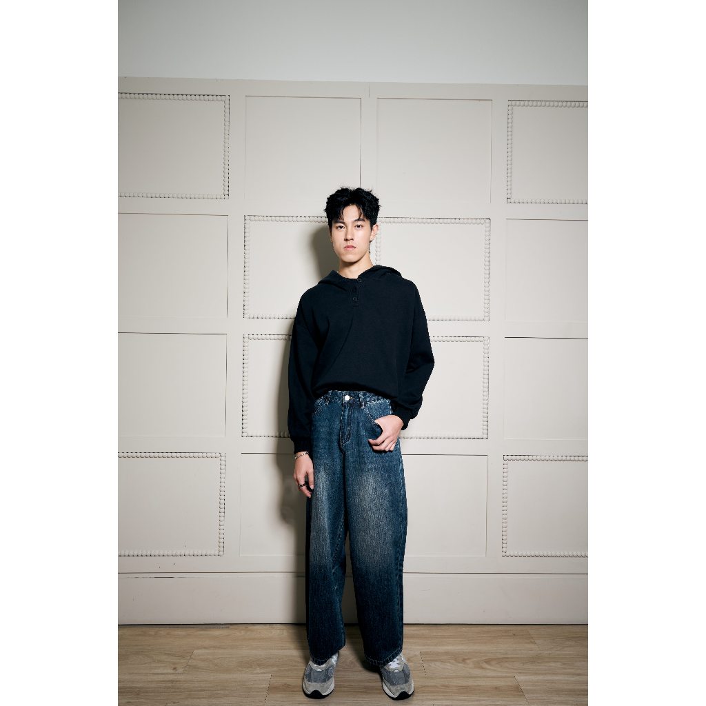 Niyom Jeans collection After The Rain : รุ่น B336 กางเกงยีนส์ ทรงกระบอก