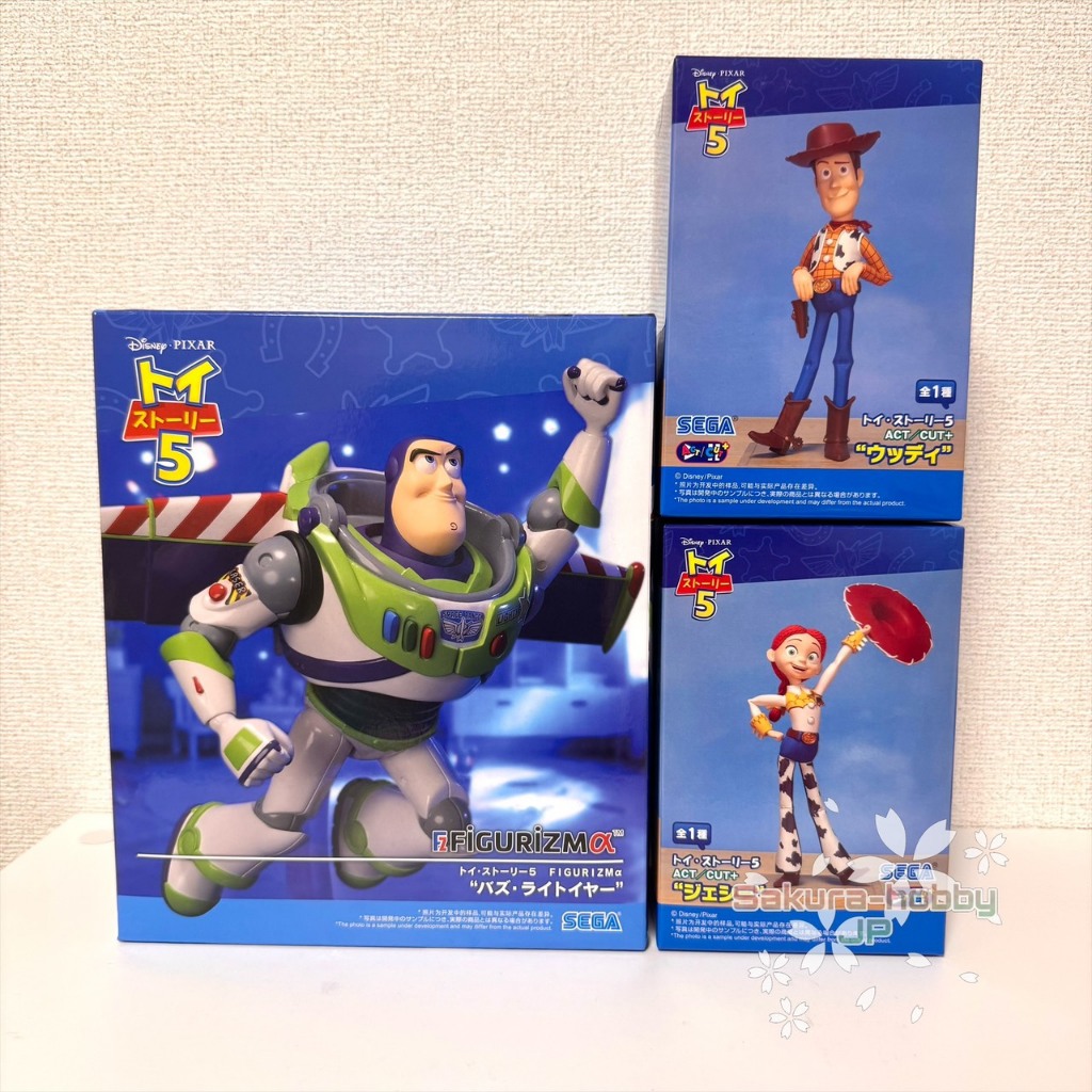 Toy Story 5 - Premium Figure FIGURIZMα Buzz Lightyear / ACT-CUT+ Woody & Jessie [SEGA] [Direct from 