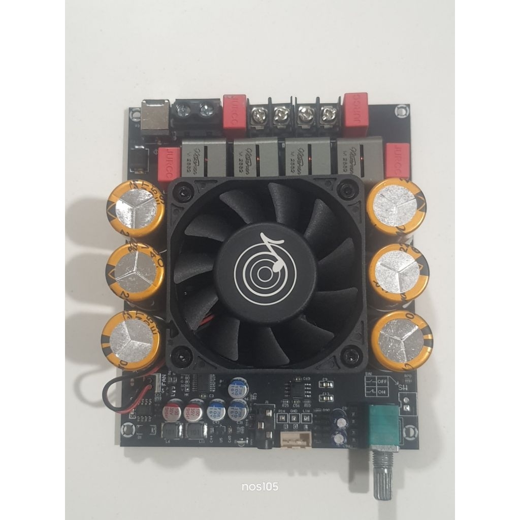 แอมป์ ZK-6002 (Wuzhi Audio) บอร์ดแอมป์จิ๋ว Class D Pure amplifier 2.0ch ขับสูงสุด 1,200 วัตต์ #SPR #