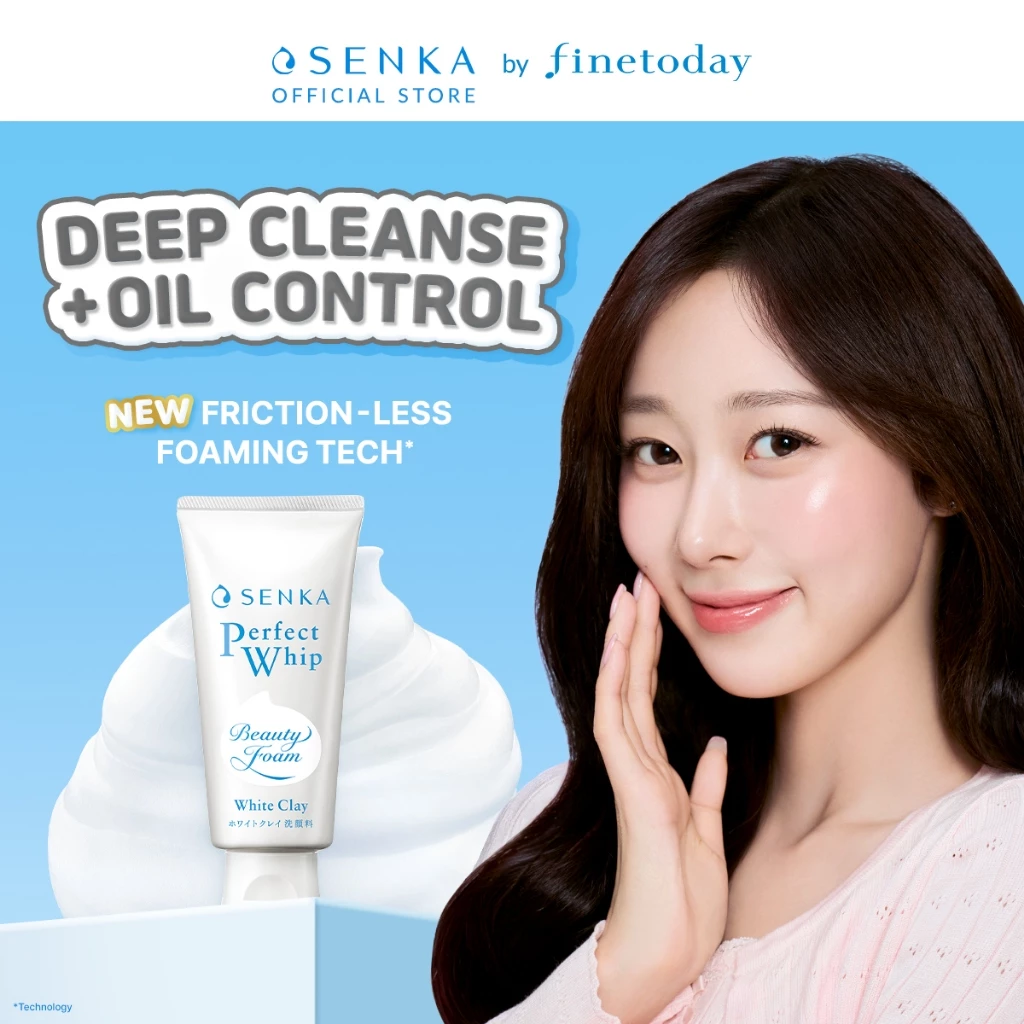 SENKA เซนกะ เพอร์เฟ็ค วิป ไวท์ เคลย์ 120 กรัม