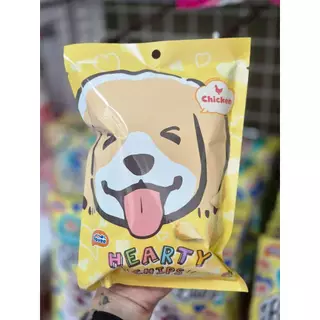 9263 Novee HEARTY CHIP / ขนมสุนัข ขนมหมา โนวี่ ฮาร์ทตี้ ชิพ(ไก่) 50กรัม ***1แถม1 79บาท