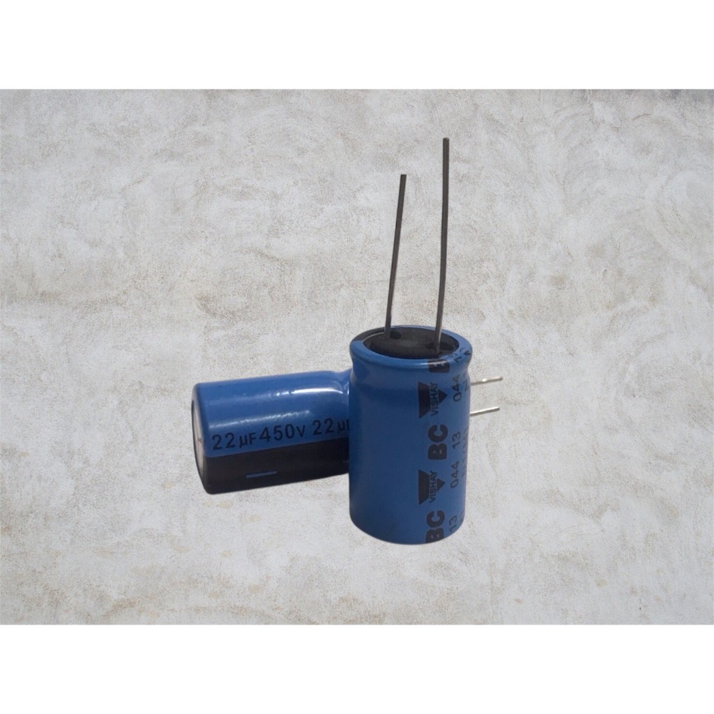 Capacitors Vishay BC 22uF, 47uF, 100uF, 150uF, 220uF 450V , 560uF 400V,  470 500V
