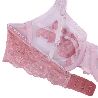 [Online Exclusive] BSC Lingerie ชุดชั้นในลูกไม้เซ็กซี่ มีโครง ผ้าซีทรู - BB1453