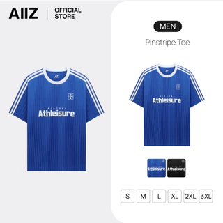 AIIZ เสื้อแอคทีฟผู้ชายคอกลมแขนสั้น AIIZ Men's Pinstripe Tee