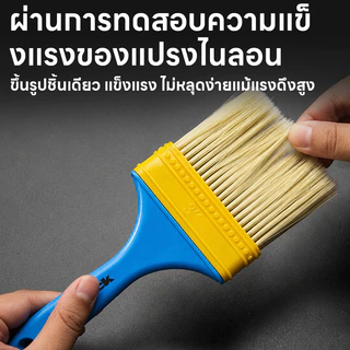 Maybuck แปรงทาสีบ้าน แปรงสี มีขนาด 1นิ้ว/2นิ้ว/3นิ้ว/4นิ้ว ทนทาน ขนไม่หลุดง่าย ขนนุ่ม เกรดพรีเพมี่ยม Paint Brush