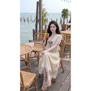 ชุดเซทเวียดนาม เดรสเวียดนาม เดรสสีฟ้า ชุดอัดกาว ผ้าอัดกาว ชุดเซ็ตเวียดนาม ชุดเซ็ทกระโปรงยาว เวียดนาม Clothing Lady