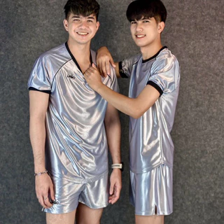 เสื้อคอกลม_สีเทาเงิน_ผ้ามัน_jAreo_SilverGray