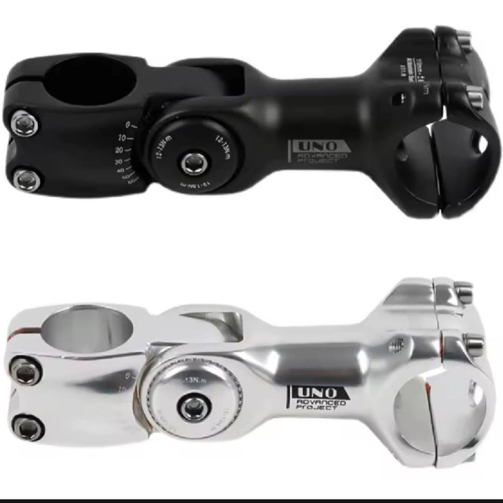 คอแฮนด์ UNO Advanced Project ปรับระดับได้ สีดำ/สีเงิน Stem Adjustable