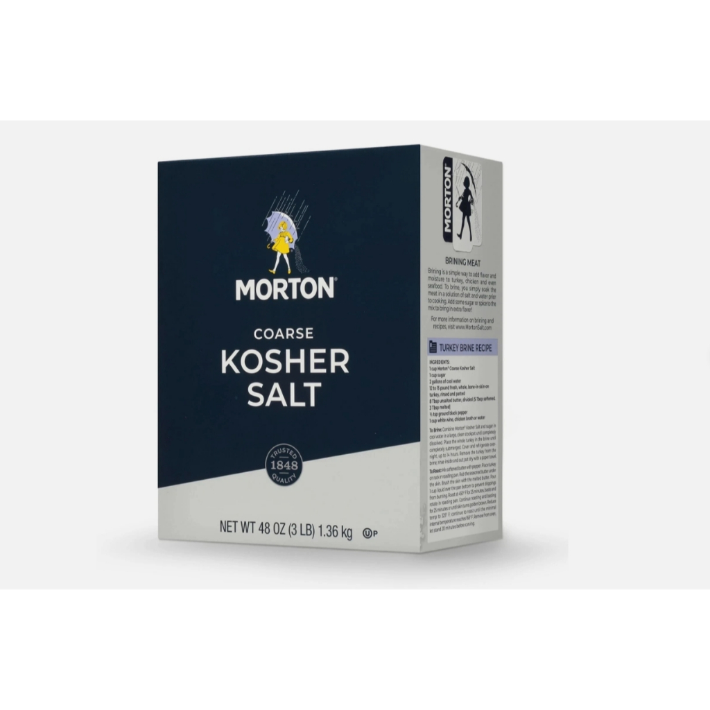 Morton Coarse Kosher Salt 1.36kg