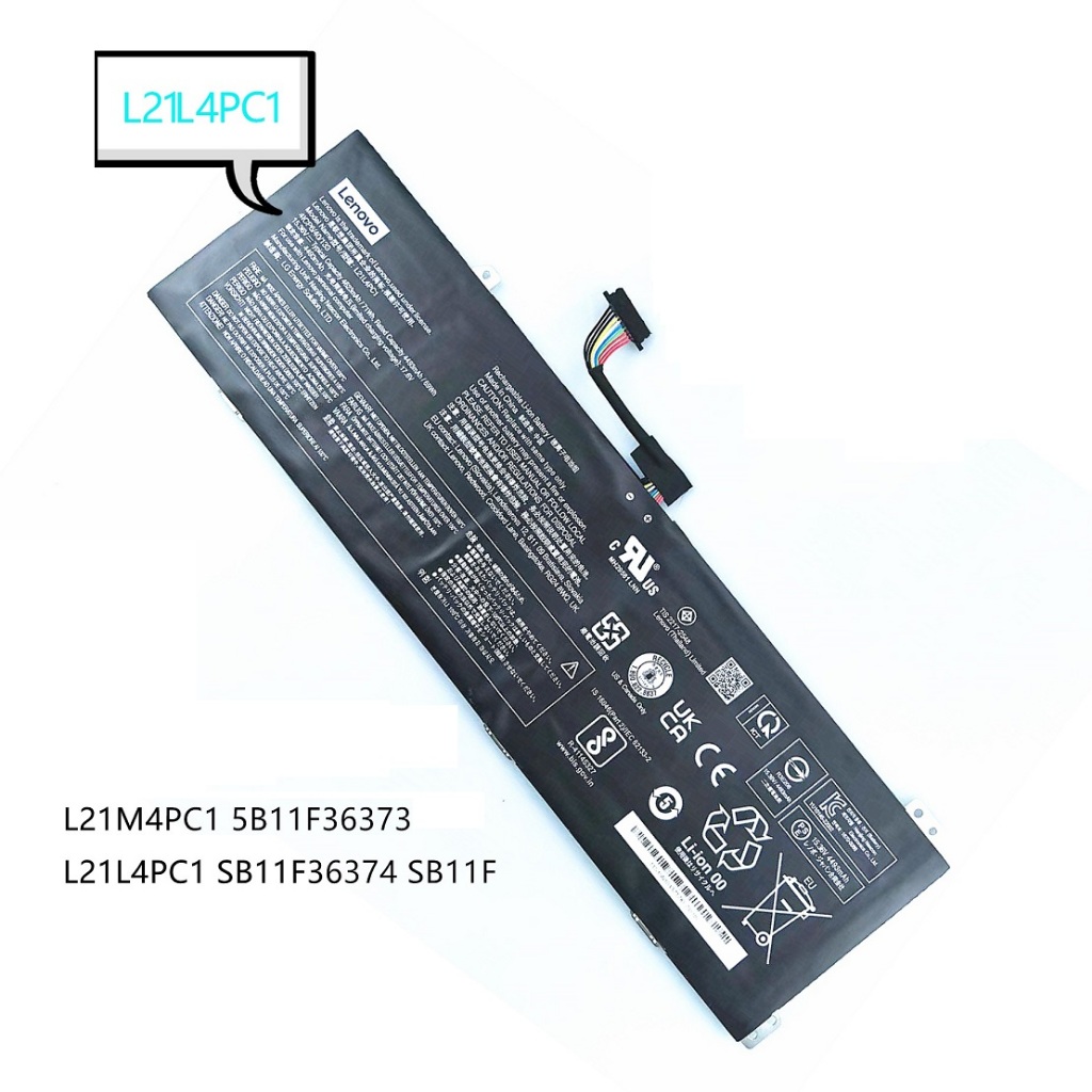 💫Lenovo L21L4PC1 / L21M4PC4 แบตเตอรี่ สำหรับ Lenovo 5B11F36373 SB11F36374 5B11F battery